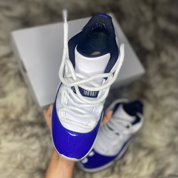 Air Jordan 11 Retro Low Concord Sketch White Blue US7.5 EUR38.5 - Picture 3 of 10